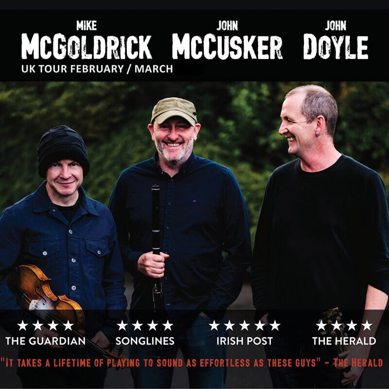 Mike McGoldrick, John McCusker & John Doyle appear in Southampton